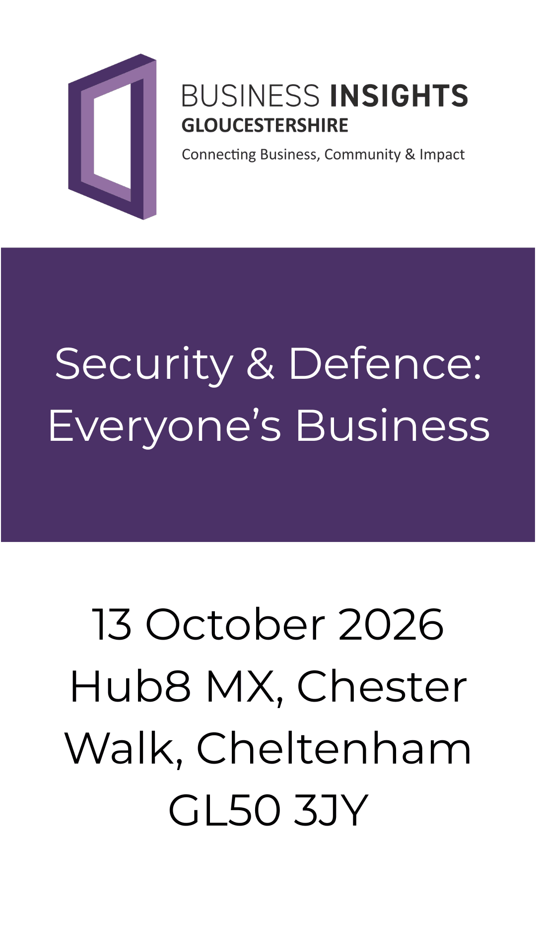 Business Insights - Security & Defence: Everyone's Business