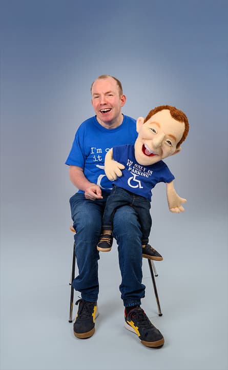 Lost Voice Guy: Cerebral Palsy Puppet