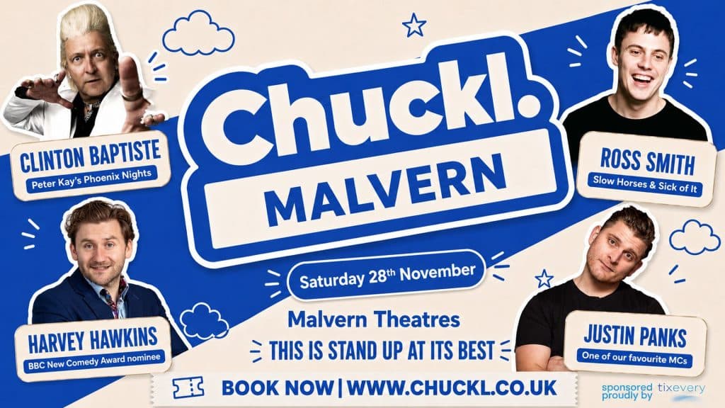 Chuckl. Malvern November Comedy Club with Clinton Batiste and Special Guests